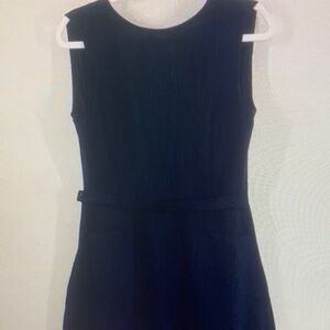 Topshop Navy Midi Dress